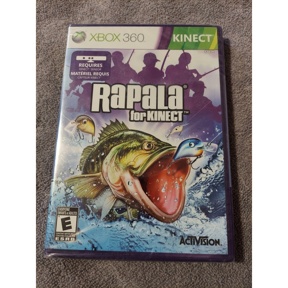 Rapala for Kinect Xbox 360 Game Fishing Video Game - Microsoft Activision